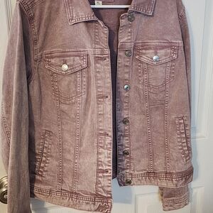 Maurices Mauve Jean Jacket
